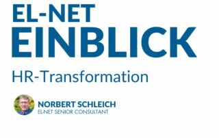 EL-NET Einblick: HR-Transformation mit Norbert Schleich